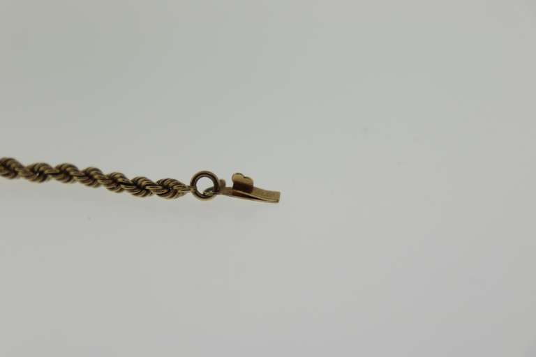 14K Yellow Gold Rope Chain