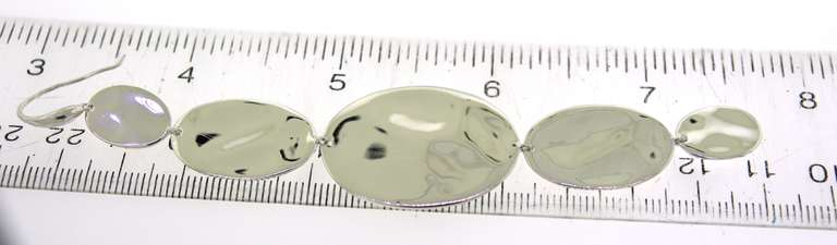 Trendy Sterling Silver Ippolita Classico Linear Oval Earrings
