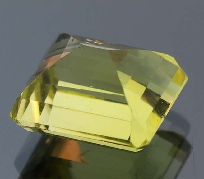 Huge 13.26ct emerald cut lemon Citrine