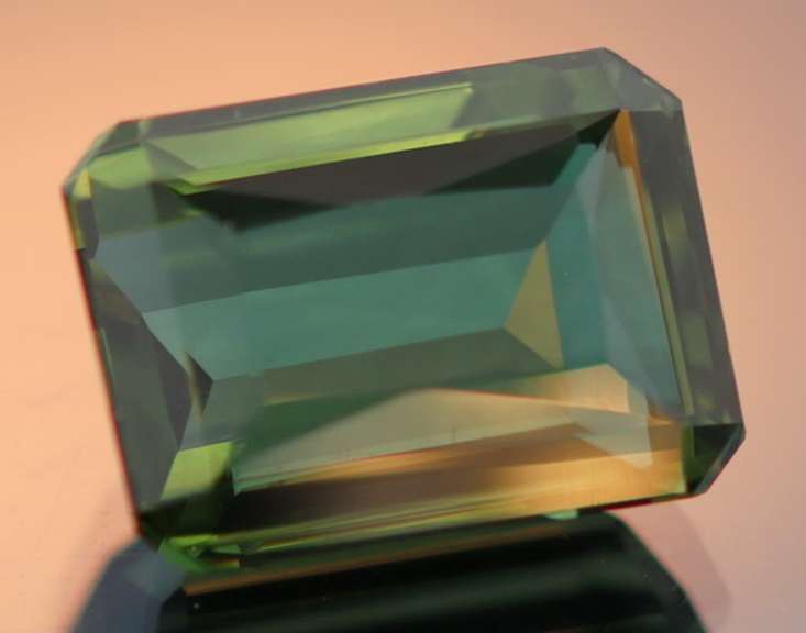 Ravishing 21.09ct tourmaline green Hydrothermal Amethyst