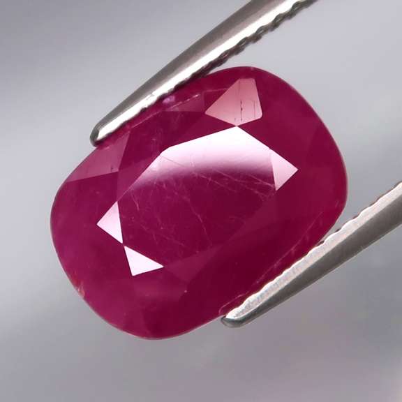 Giant 6.55ct collectors UNHEATED Ruby from Guinea