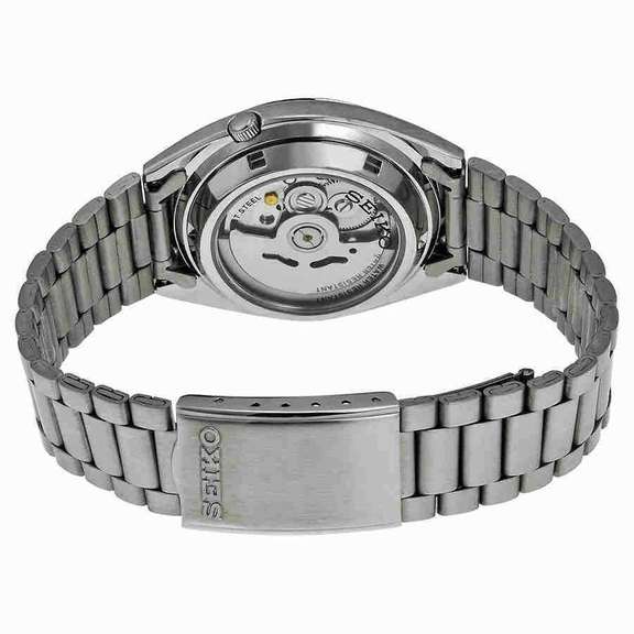 Seiko Automatic Grey Dial Stainless Steel Men's Watch