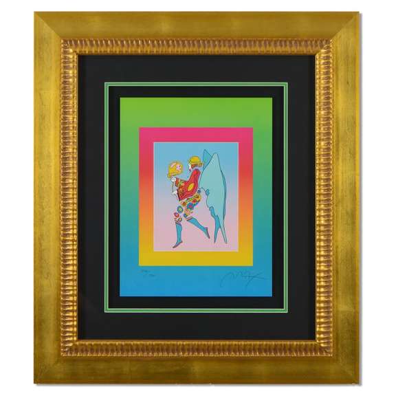 Tip Toe Floating on Blends by Peter Max