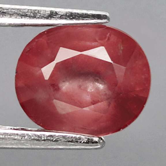Amazing rose red 1.18ct Rhodolite Garnet