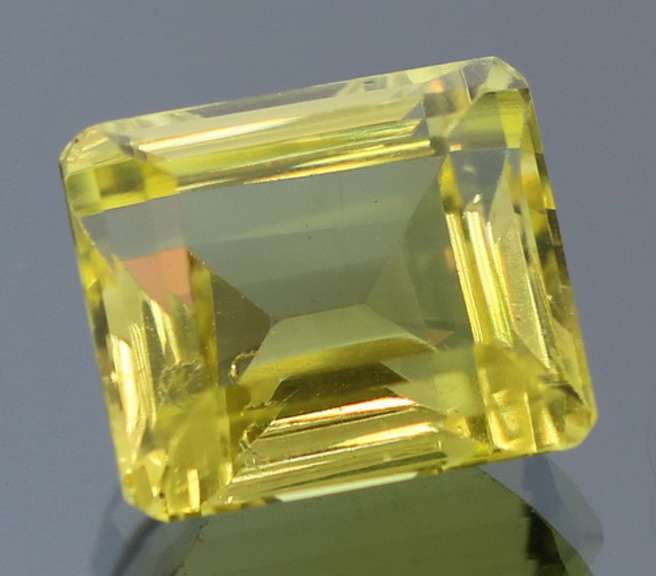 Huge 13.26ct emerald cut lemon Citrine