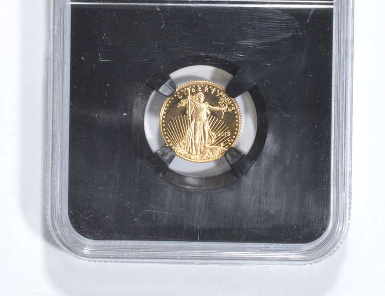 PF70 UCAM 2015-W $5 American Gold Eagle - 1/10 Oz Fine Gold - NGC