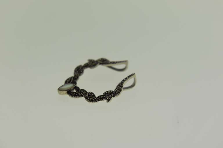 Sterling Silver Marcasite Pendant