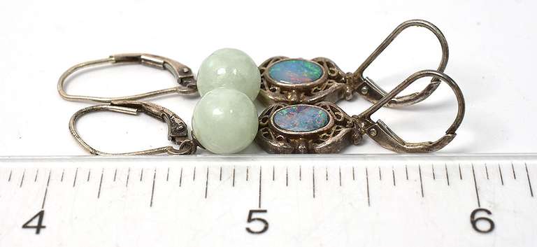 2 Pairs of Earrings Sterling Silver