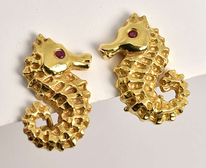 Fun Seahorse Earrings