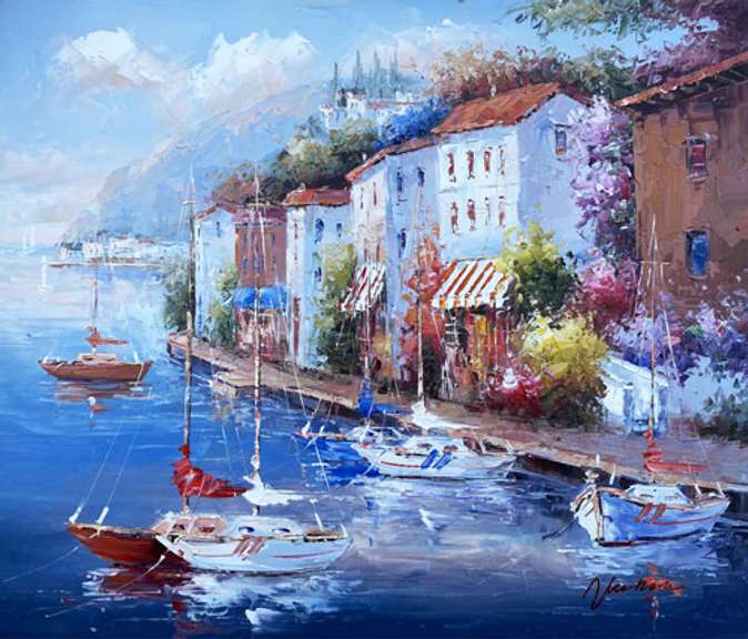 BEAUTIFUL  HAND PAINTED OIL PAINTING ON CANVAS