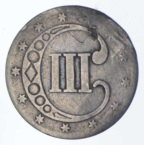 1852 Silver Three-Cent Piece