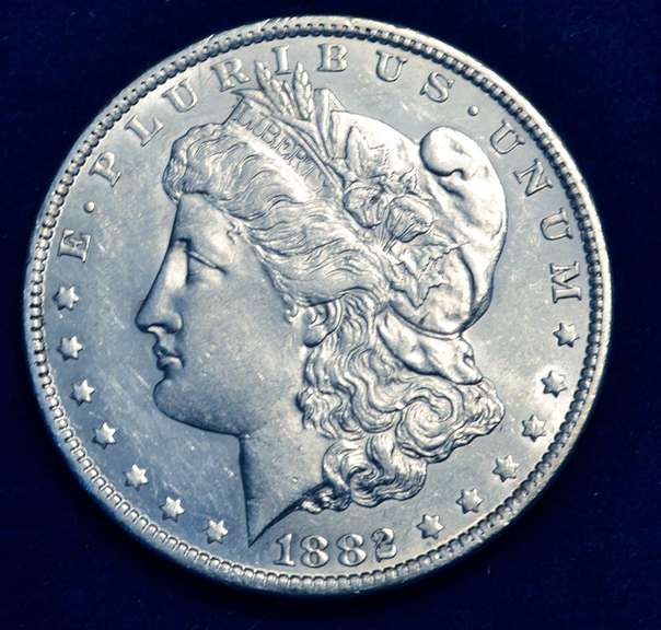 1882 CC Morgan Dollar AU /UNC