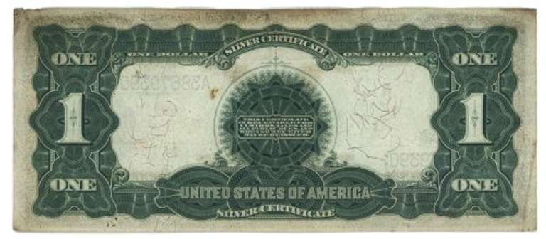 1899 Series Large Size $1 'Black Eagle' Silver Cert