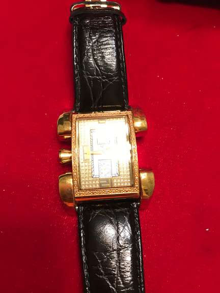 MEN’S TECHNO SWISS DIAMOND WATCH