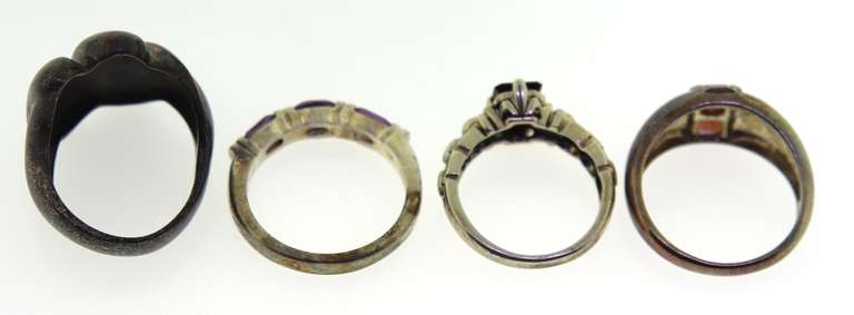 Sterling Silver Ring Lot