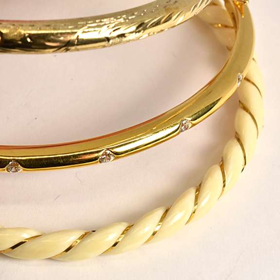 Lovely Trio of Bangle Bracelets