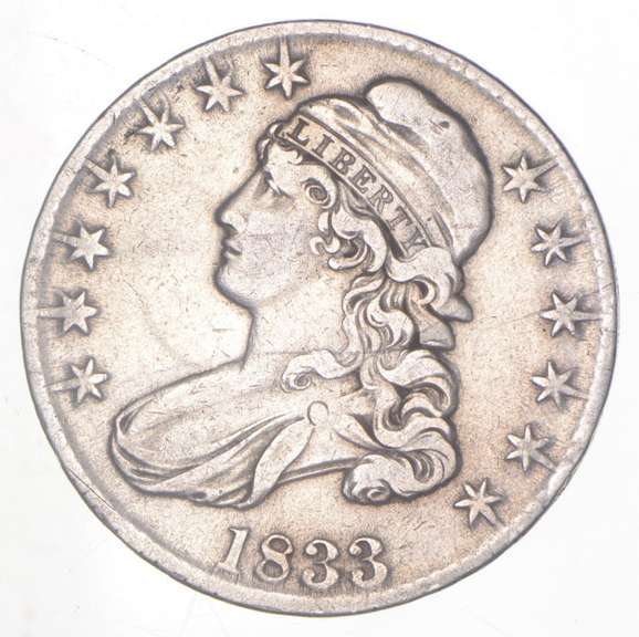 1833 Capped Bust Half Dollar