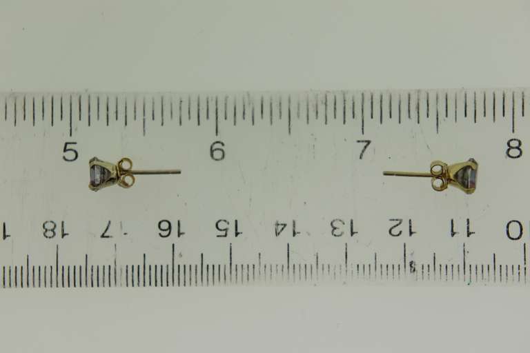 Sterling Silver London Blue Topaz Stud Earrings