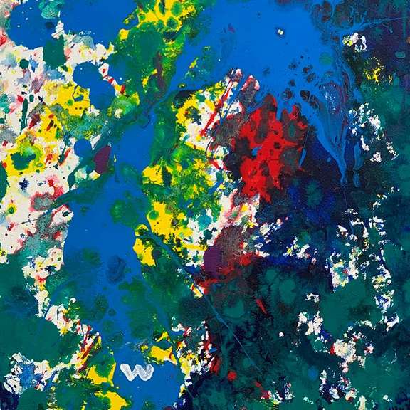 Abstract 4 by Wyland Original