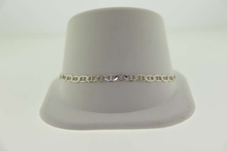Italian Sterling Silver Nugget Link Chain