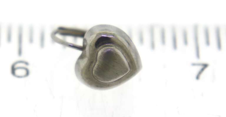 Sterling Silver Heart Drop Earrings