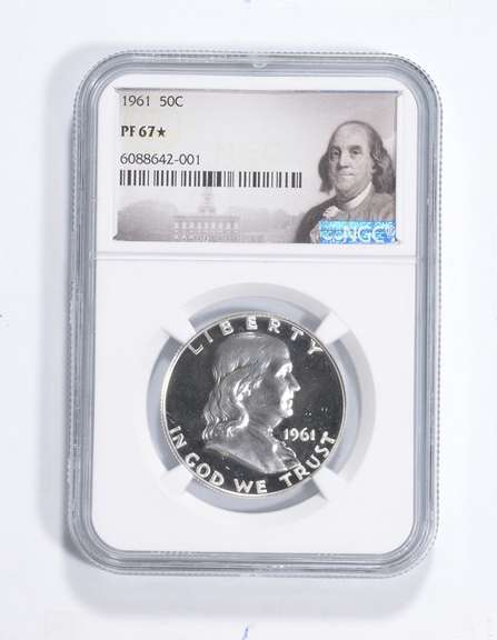 PF67* 1961 Franklin Half Dollar - Graded NGC