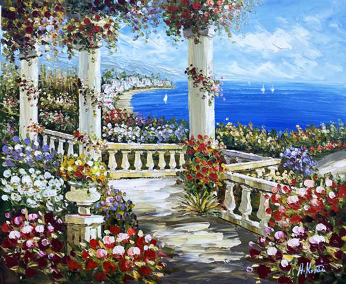 BEAUTIFUL  HAND PAINTED OIL PAINTING ON CANVAS