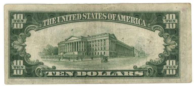 1934-A Series $10 North Africa Silver Certificate note