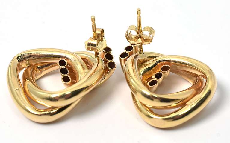 Classy & Showy 14KT Yellow Gold Earrings