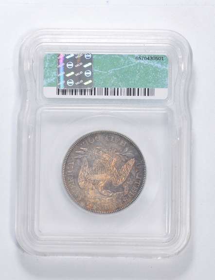 MS63 1877-S Seated Liberty Half Dollar - Graded ICG