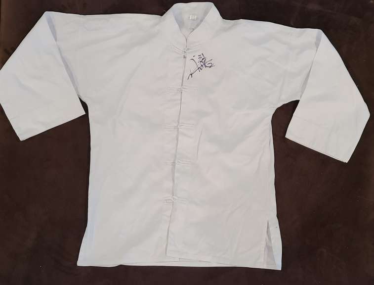 Jackie Chan Hand Signed Shirt