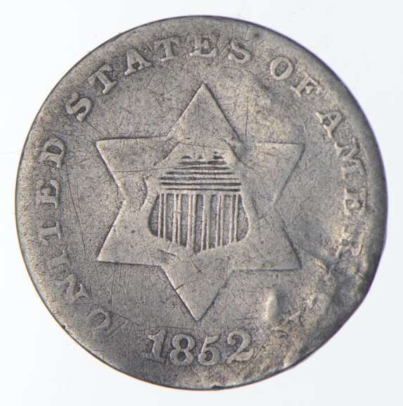 1852 Silver Three-Cent Piece