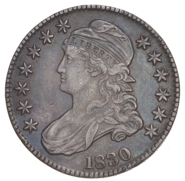 1830 Capped Bust Half Dollar