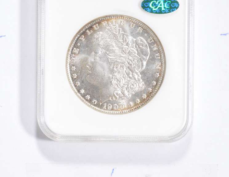 MS65 1900 Morgan Silver Dollar - CAC - Graded NGC