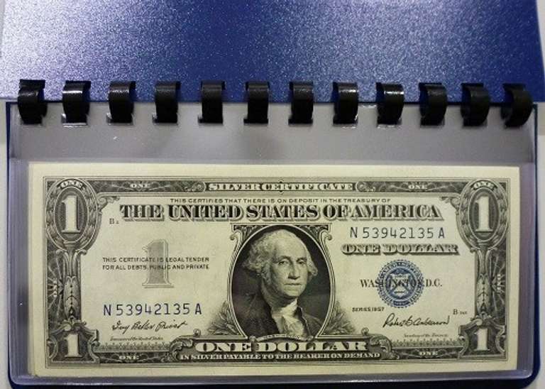 (10) Gem Crisp 1957 $1 Silver Certificates-Consecutive!