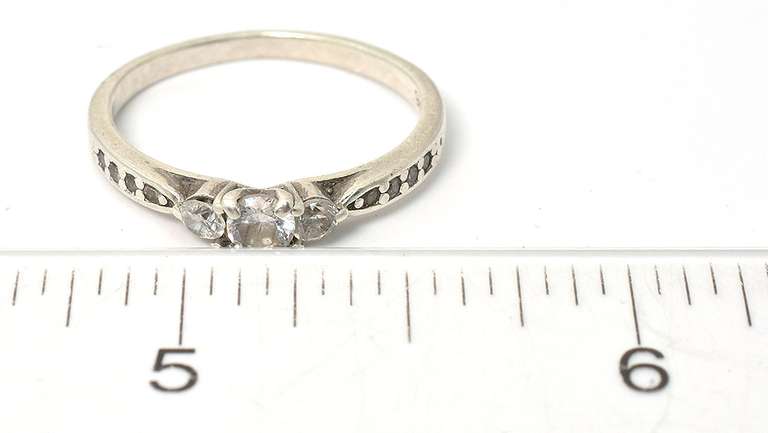 Sterling Silver CZ Cocktail Ring