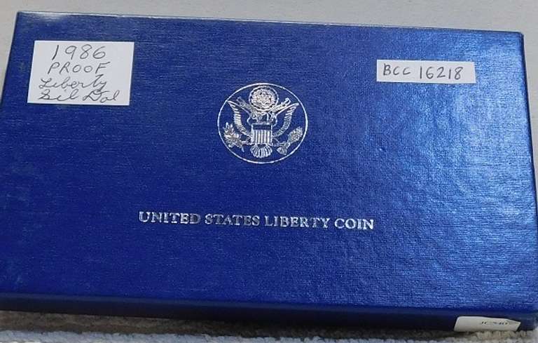 1986 PROOF Liberty  Silver Dollar