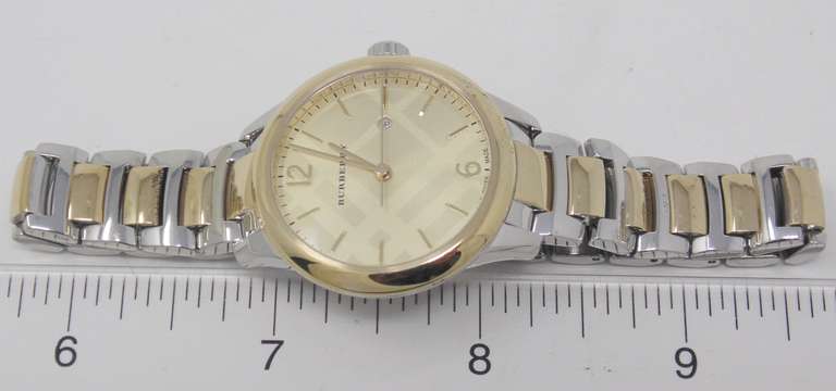 Burberry Swiss the Classic Round Twotone Bracelet