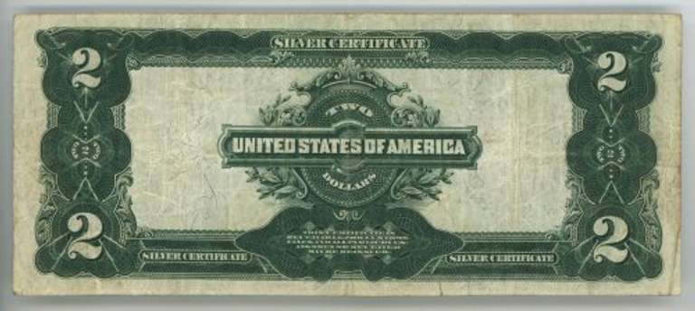 Nice VF 1899 Series Large Size $2 Silver Certificate
