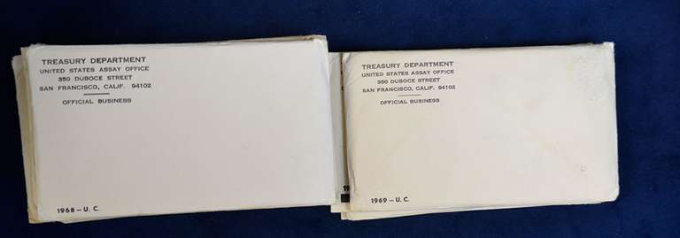 Estate Lot Of Mint Sets 7 X 1968 & 4 X 1969