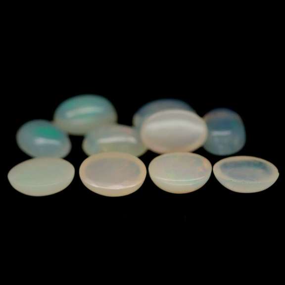 Beautiful 4.44ct unheated Ethiopian opal set