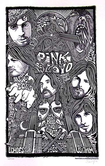 Ben G. Hand Signed, Pink Floyd