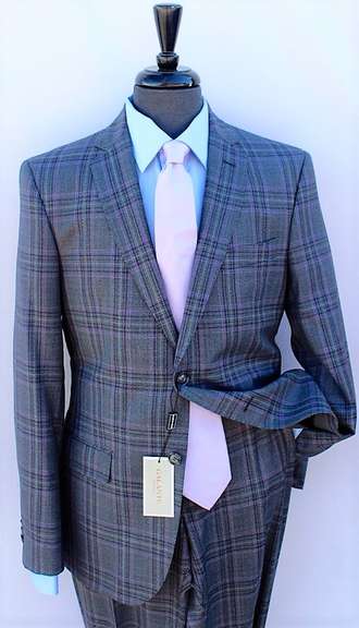 An Eye Catching Italian Made Plait Suit