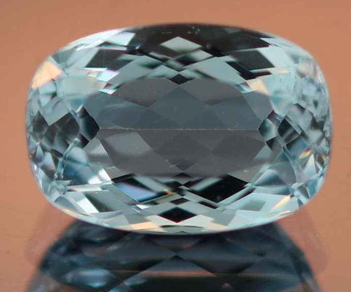 High fire 8.10ct sky blue cushion cut Topaz