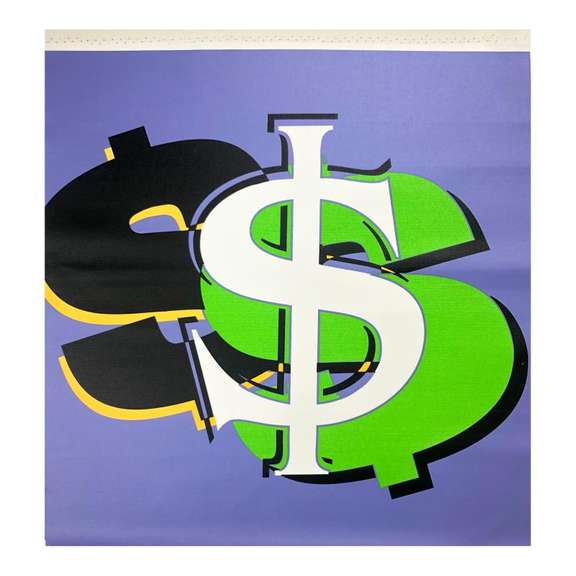 Dollar Sign (State 2) by Steve Kaufman (1960-2010)