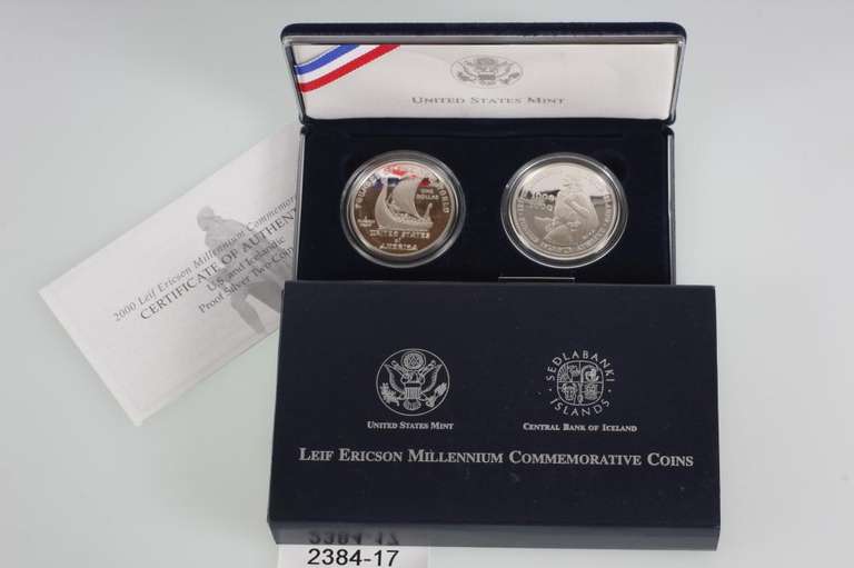 Leif Ericson Millennium Commemorative Coins Set