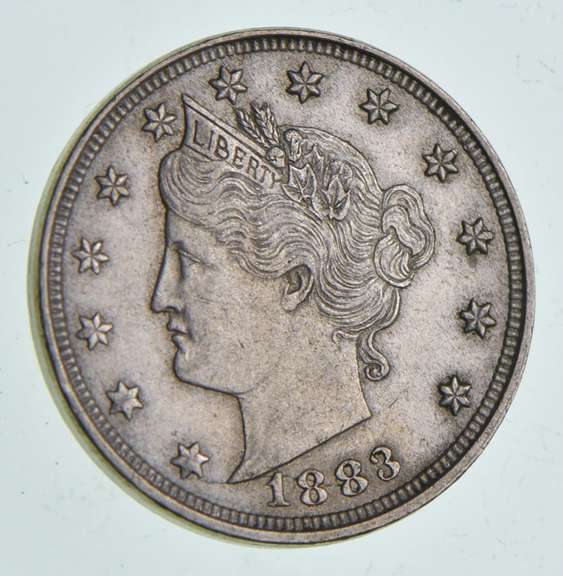 1883 Liberty V Nickel - With Cents