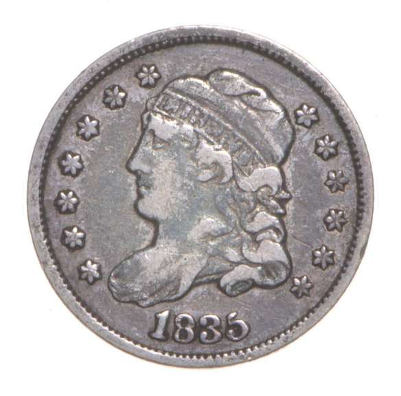 1835 Capped Bust Half Dime
