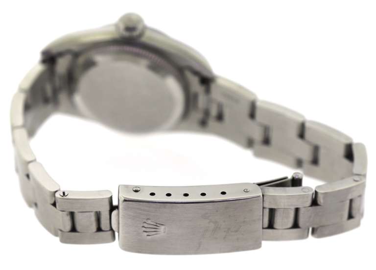 Rolex Oyster Perpetual Silver index Dial watch