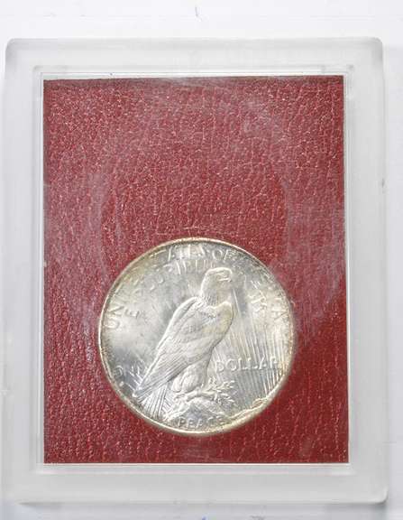 MS65 1926-S Peace Silver Dollar - RedField Collection - Graded PICC